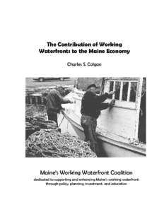 Microsoft Word - Working Waterfronts and  the Maine Economy.doc