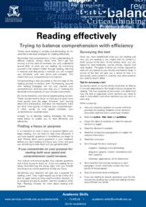 Microsoft Word - Reading effectively Update[removed]