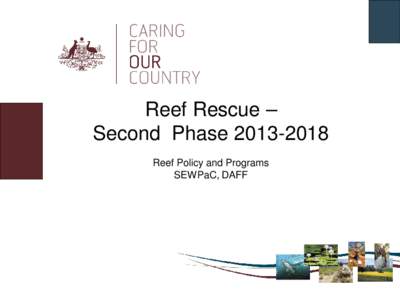 Reef Rescue – Second Phase[removed]Reef Policy and Programs SEWPaC, DAFF  Reflection