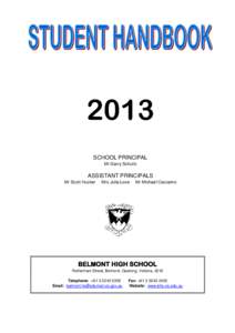 Belmont High School / Special education / Koonung Secondary College / Oberon High School / States and territories of Australia / Victoria / Education