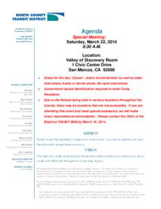 Microsoft Word - March 22, 2014 Retreat Agenda
