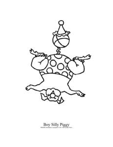 Boy Silly Piggy PIGGIES illustrations copyright © [removed]by Don Wood 