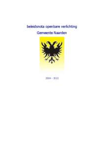 beleidsnota openbare verlichting Gemeente Naarden  beleidsnota openbare verlichting gemeente Naarden - blad 2