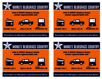 Listen to WAMU’s Bluegrass Country, member-supported public radio IN HD RADIO at[removed]TM