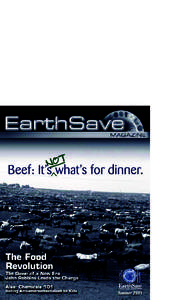 EarthSave Magazine  1 From The Chair Dear Members,