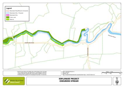 Legend Esplanade Strips/Reserve Consented Esplanade Strip - Proposed Esplanade Strip Crown Land Reserve