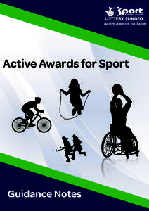 Active Awards for Sport  Active Awards for Sport Guidance Notes