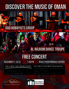 Discover the Music of Oman Oud hobbYIsts Group Al najoom Dance TroupE  free concert