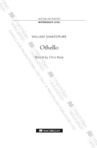 MACMILLAN READERS INTERMEDIATE LEVEL WILLIAM SHAKESPEARE  Othello