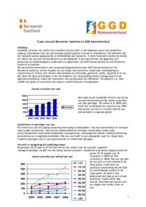 5 jaar soa-poli Kennemer Gasthuis en GGD Kennemerland Inleiding Landelijk vertoont het aantal soa consulten bij soa-poli’s in de afgelopen jaren een duidelijke stijging. Desondanks lijkt het percentage positief geteste