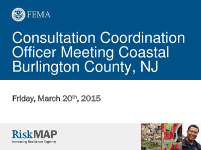 Consultation Coordination Officer Meeting Coaastal Burlington County, NJ