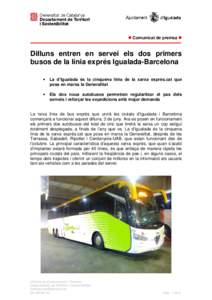 [removed]NP POSADA EN SERVEI BUS EXPRÉS IGUALADA