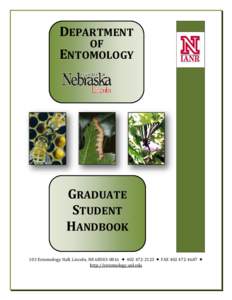 DEPARTMENT  OF ENTOMOLOGY  GRADUATE