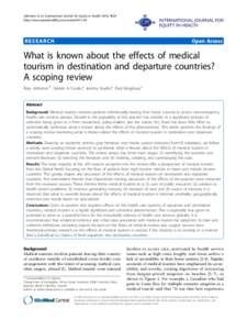 Johnston et al. International Journal for Equity in Health 2010, 9:24 http://www.equityhealthj.com/contentRESEARCH  Open Access