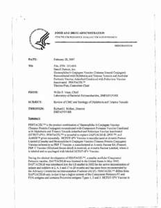 Pentacel - Diphtheria and Tetanus Toxoids and Acellular Pertussis Adsorbed, Inactivated Poliovirus and Haemophilus b Conjugate (Tetanus Toxoid Conjugate) Vaccine