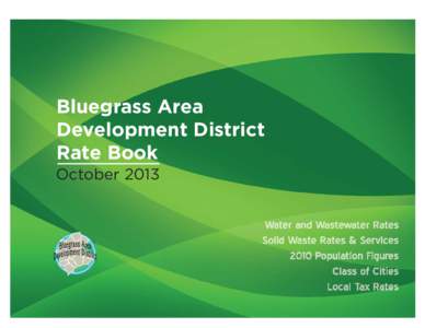 Bluegrass Area Development District Rate Book October 2013  Introduction