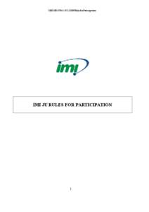 Microsoft Word - IMI-GB-070v1-05112009RulesforParticipation.doc