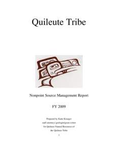Microsoft Word - Quileute Nonpoint Source Management Plan Report[removed]doc