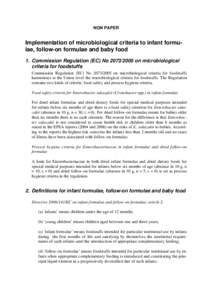 WG microbiological criteria 27 November 2009