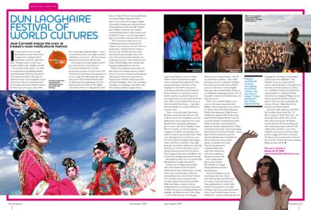 P R O F I L E  Dun Laoghaire Festival of World Cultures