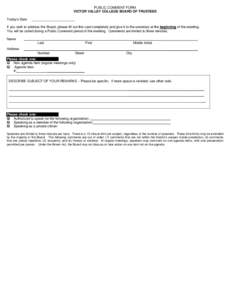 Microsoft Word - Public Comment Form - rev  by J. Lipton[removed]doc