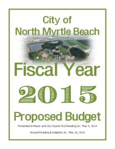 City of North Myrtle Beach Fiscal Year  2015