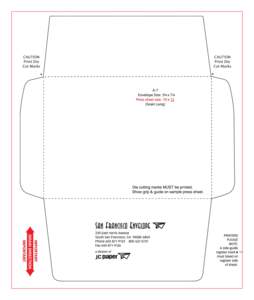 Converting Instructions (Customer Furnished Stock) IMPORTANT NOTES TO FOLLOW 