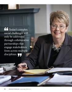 “  Today’s complex social challenges will only be addressed through collaborative