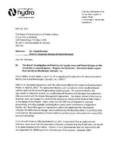 Newfoundland and Labrador / Nalcor Energy / Newfoundland Power Inc. / Muskrat Falls / Intervention / Labrador / Energy / Crown corporations of Canada / Hydroelectricity in Canada / Churchill Falls / Newfoundland and Labrador Hydro