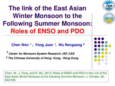 Tropical meteorology / Climate of India / El Niño-Southern Oscillation / Winds / Svetogorsk / Monsoon / Pacific decadal oscillation / Atmospheric sciences / Meteorology / Physical oceanography