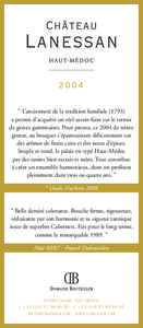 2004 “ L’ancienneté de la tradition familiale[removed]a permis d’acquérir un réel savoir-faire sur le terroir de graves garonnaises. Pour preuve, ce 2004 de teinte grenat, au bouquet s’épanouissant délicateme