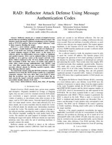 Cyberwarfare / Network architecture / Data security / IP address spoofing / Denial-of-service attack / SYN flood / Transmission Control Protocol / Ingress filtering / Firewall / Computer network security / Denial-of-service attacks / Computing