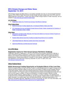 Current sea level rise / Oceanography / Physical oceanography / United States Environmental Protection Agency / Alaska / Lake Mead / Climate Change Science Program / Climate change in Washington / Effects of global warming / Nevada / Western United States