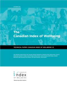 In referring to this report, please use the following citation format: Michalos, A.C., Smale, B., Labonté, R., Muharjarine, N., Scott, K., Moore, K., Swystun, L., Holden, B., Bernardin, H., Dunning, B., Graham, P., Guh