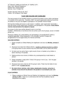 Temple City /  California / Float / Camellia / Human geography / Urban geography / Geography of California / Tournament of Roses floats / Parades / Tournament of Roses / Street culture