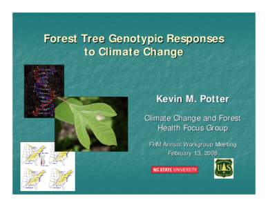 Forest Tree Genotypic Responses to Climate Change