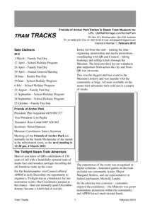 Archer Park Rail Museum / African Peer Review Mechanism / Archer / Tram / Rockhampton / Horse racing / Transport