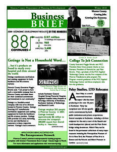 Monroe County Department of Planning & Development  88 Winter 2010 Monroe County.