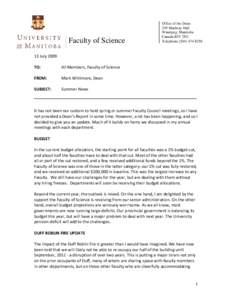 Microsoft Word - dean_summe_newsletter_2009_MDW_FORMATTED.doc