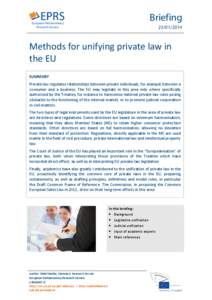 Internal Market / Minimum harmonisation / Consumer protection / Maximum harmonisation / European Union / Direct effect / European tort law / Principles of European Contract Law / European Union law / Law / European civil code