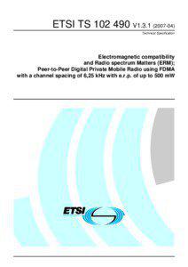 ETSI TS[removed]V1[removed]Technical Specification