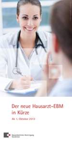 © Edyta Pawlowska - Fotolia.com  Der neue Hausarzt-EBM
