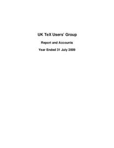Microsoft Word - UK TEX - FS to 31jul08 - 1st draft at 5oct08 [5oct08] used…
