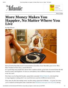 [removed]More Money Makes You Happier, No Matter Where You Live - Global - The Atlantic • SUBSCRIBE • RENEW