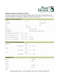 Microsoft Word - Stan Hywet Employment Application-Oct2013