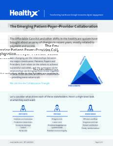 Transforming healthcare through innovative digital engagement  The Emerging Patient-Payer–Provider Collaboration EN TI