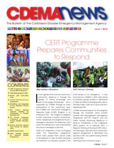 CDEMAnews The Bulletin of the Caribbean Disaster Emergency Management Agency Issue[removed]CERT Programme