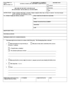 NOAA FORM[removed]PRES. BY NDM[removed]U.S. DEPARTMENT OF COMMERCE