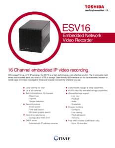 ESV16 Embedded NVR Datasheet