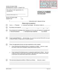 Please note that you cannot save this form. Once complete you will be able to print it, but not save it. Please make sure that your Highlight Fields option is on so that the fields that need to be completed are light blu